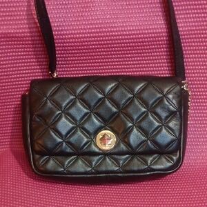 Kate Spade Black Quilted Crossbody Bag
